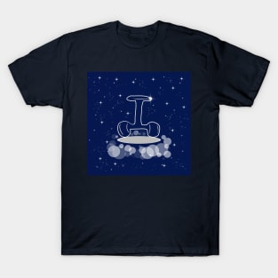 gyroscooter, segway, sport, outdoor, walk, active lifestyle, illustration, technology, light, shine, beautiful, style, stylish, universe, cosmos, galaxy, T-Shirt